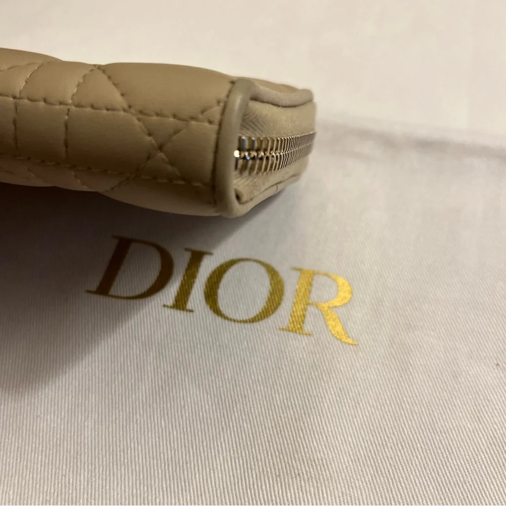 Lady Dior Voyageurs Beige Cannage Wallet